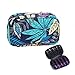 Rudmox 10 Bottles Essential Oil Carrying Case Holds for 5ml 10ml 15ml Storage Bag Travel Case (Maple leaf)