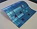 FLEXIPIXTILE, Modern Aluminum Mosaic Tile, Peel & Stick, Backsplash, Accent Wall, 1 sq.ft,AQUARIUS