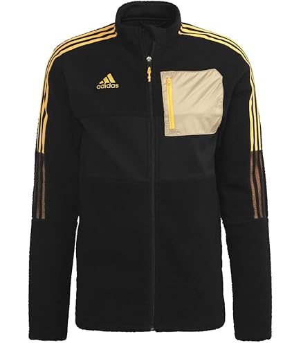 adidas Originals Men's Graphics Y2K Track Top Black/Orange Rush X