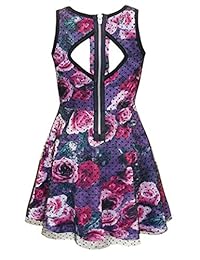 Hannah Banana, vestido de fiesta con adornos Tween para niñas grandes, 7-16