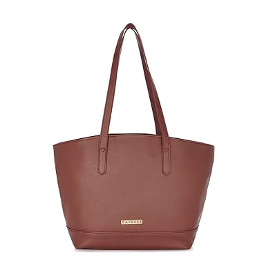 Caprese Alisha Womens Satchel (Tan Brown)