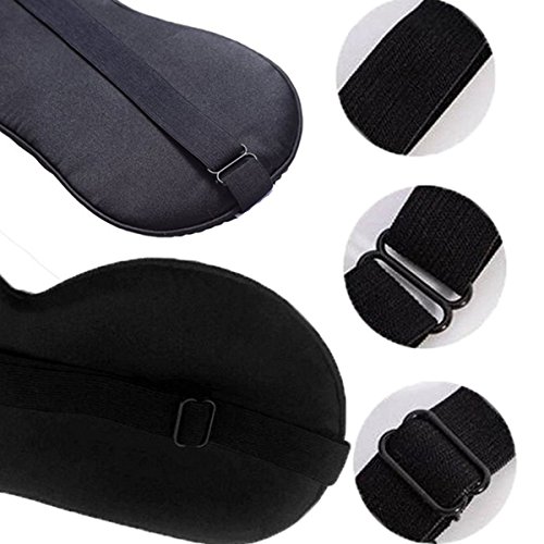 YEOJOU Natural Silk Sleep Mask & Blindfold, Super-smooth Eye Mask (One Strap)