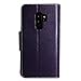 FLYEE Compatible with iPhone 12/12 Pro [6.1inch,2020 Release],Wallet Case for Women and Girls with Card Holder and Mirror,9 Cards Slots Premium Leather Flip Dream Protective case-Purple