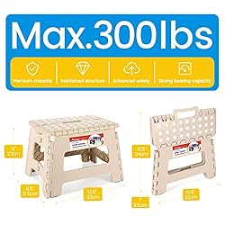 ACSTEP Folding Step Stool Lightweight Plastic Step