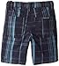 Calvin Klein Little Boys' Crew-Neck Logo T-Shirt and Plaid Short Two-Piece Set