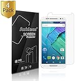 Motorola Moto X Pure Edition /Moto X Style Screen Protector,Auideas (4-Pack) Screen Protector Film HD Clear Retail Packaging for Motorola Moto X Pure Edition / X Style (HDClear)