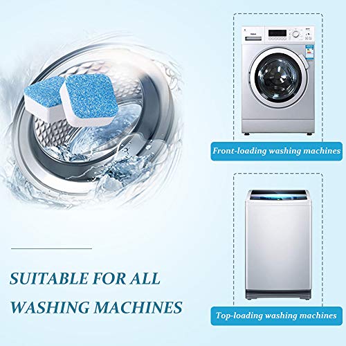 30 Pieces Washing Machine Cleaner, Cleaning deep Remover, Solid Washing Machine Cleaner with Triple decontamination Function, Comprehensive Decontamination for Bathroom Kitchen