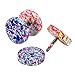 JewelrieShop Fake Plugs Faux Gauges Plugs Earring for Men Stainless Steel Studs Circle Flat Back Cheater Illusion Tunnel Dumbbell Earrings Ear Plugs Women(06. Two of Each Color, 6 Pairs,16G,10mm)
