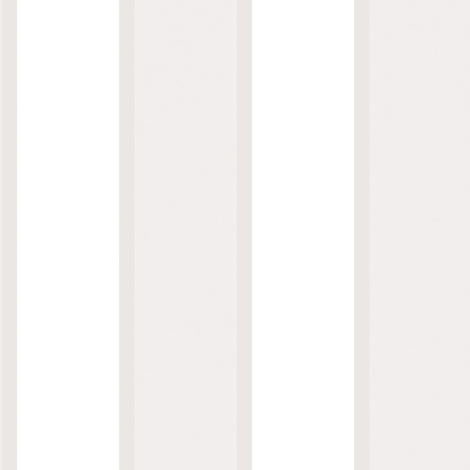 Galerie G67549 Smart Stripes 2, Tri-Colour Wide Stripes Design Wallpaper, Silver/White/Grey, 10m x 53cm