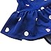 Taiycyxgan Baby Toddler Girls One-Piece Swimsuit Bowknot Spots Swimwear With Headbands,Small / 1-2 Years,Navy