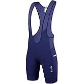 Przewalski Men's Cycling Bike Bib Short with Phone Pockets,4D Padded Breathable Biking Bicycle Bib Tights