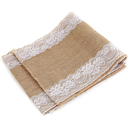 3 OZXCHIXU+Burlap+Hessian+Outdoor+Wedding