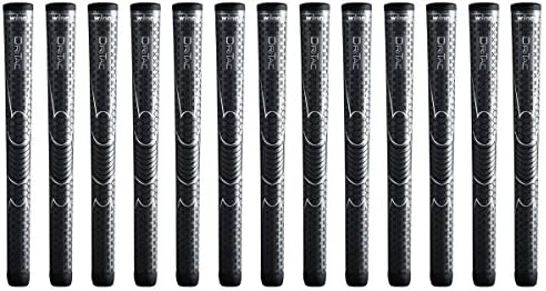 Winn Dri-Tac Oversize (+1/8) Dark Gray 13 Piece Golf Grip Bundle (
