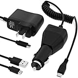 Fosmon Micro USB Value Pack Bundle for the Alcatel A392G (Tracfone) - Includes Home / Travel Charger, Car / Vehicle Charger and USB Cable