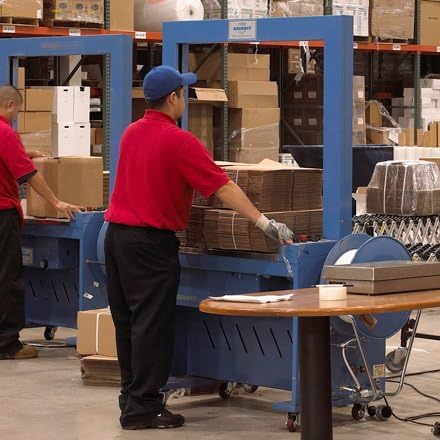 Shipping Supply 1/2" x 7200' - 8" x 8" Core Machine Grade Polypropylene Strapping - Embossed - 1 Coil (PS2231)