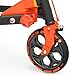 Yvolution Y Fliker Carver C5 | Three Wheeled Self-Propelling Drifting Scooter for Adults and Kids Age 9+ Years (Orange)