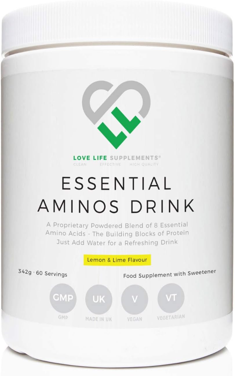 Essential Amino Acid Drink by LLS Lemon & Lime Flavour 342g 60