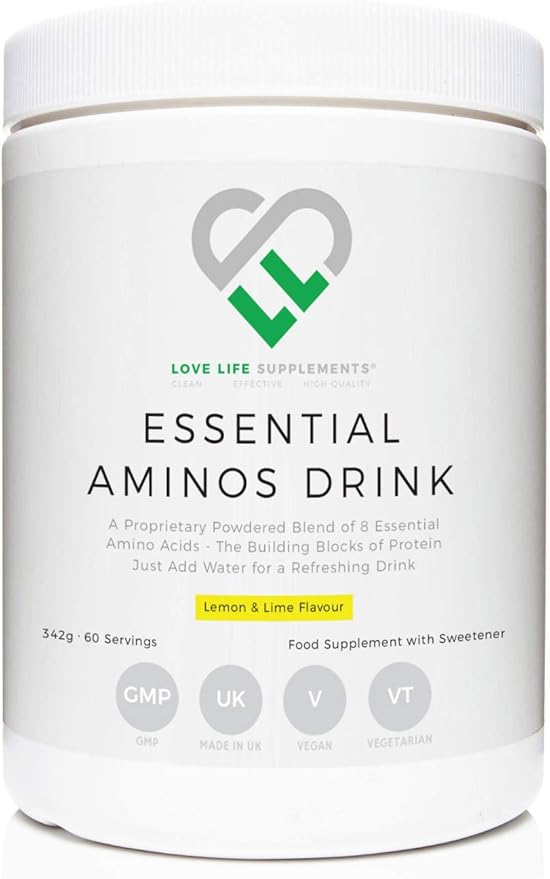 Essential Amino Acid Drink by LLS Lemon & Lime Flavour 342g 60