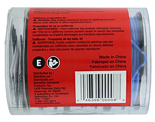 Homelite Genuine OEM AC41RL3 Autofeed Dual .065' Replacement Line and Spool Pack for Homelite Electric String Trimmers (3 Pack)