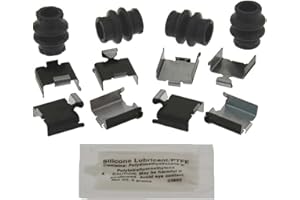 ACDelco 18K2014X Professional Front Disc Brake Caliper Hardware Kit with Clips, Seals, and Lubricant