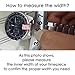 Beauty7 Heavy 18mm Stainless Steel Mesh Wrist Watch Band Bracelet Strap Replacement Adjustable Buckle