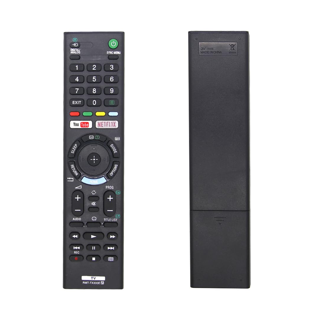 Replacement RMT-TX300E Sony tv remote control for TV Sony remote control with Netfllx and You Tube buttons