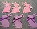 Easter Bunny Rabbit Birthday Banner Decorations Party Supplies for Girls