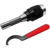 Jecoupoon 1/8"-5/8" Special Heavy Duty Keyless Drill Chuck with R8 Shank | Compatible with CNC mahines and machine center