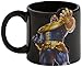 Vandor Marvel Thamos Sculpted Ceramic Soup Coffee Mug Cup, 3D Bas Relief, 20 Ounce