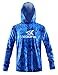 Performance Fishing Hoodie Long Sleeve Hooded Sunblock Shirt Outdoor UPF50 Dry Fit Quick-Dry Hoody Loose Fit