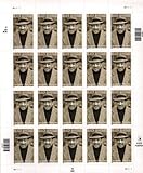 2002 LANGSTON HUGHES ~ BLACK HERITAGE ~ ACTIVIST #3557 Pane of 20 x 34¢ US Postage Stamps