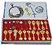 Rulercosplay Fairy Tail Lucy New Collection Set of 25 Golden Zodiac Keys and Chain
