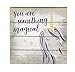 Sincere Surroundings You are Something Magical Unicorn Wood Pallet Sign 6 Inch Square
