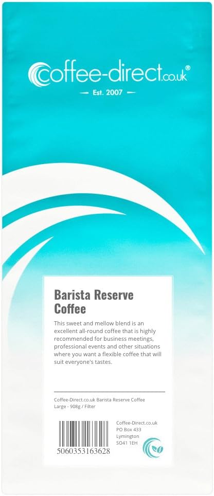 Coffee Direct Barista Reserve Coffee Filter Grind 908 g