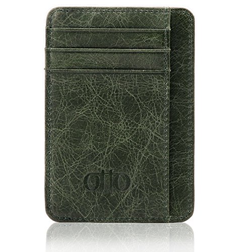 Otto Genuine Leather Wallet Bank Cards, Money, Driver's License - Unisex
