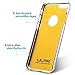 ULAK iPhone 6 Plus Case, Luxury Aluminum Chrome Coating Hybrid Hard Case Cover with PC Bumper for Apple iPhone 6s Plus / 6 Plus 5.5 Inch (Champagne Gold)