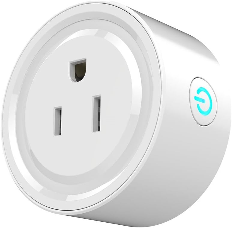 Nuegals WiFi Smart Plug, Mini Wireless Smart Socket Outlet Compatible with Alexa and Google Home, USB Port, Timing Function, Remote Control Your Devices Anywhere, No Hub Required (US Plug)