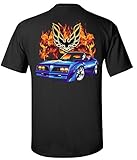 77-78 Pontiac Firebird Tran Am Flamed T-Shirt 100% Cotton Preshrunk