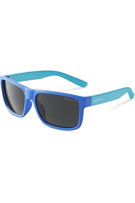Kids Polarized Sunglasses With Unbreakable TPEE Frame - Adjustable Strap For Boys Girls Ages 5-13
