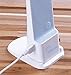 LED Desk/Table Lamp with USB Charging Cable - 3 Dimable Color Tones - With Touch Control and Rotatable Arm - Rechargeable Battery - by Utopia Home (Blue & White)