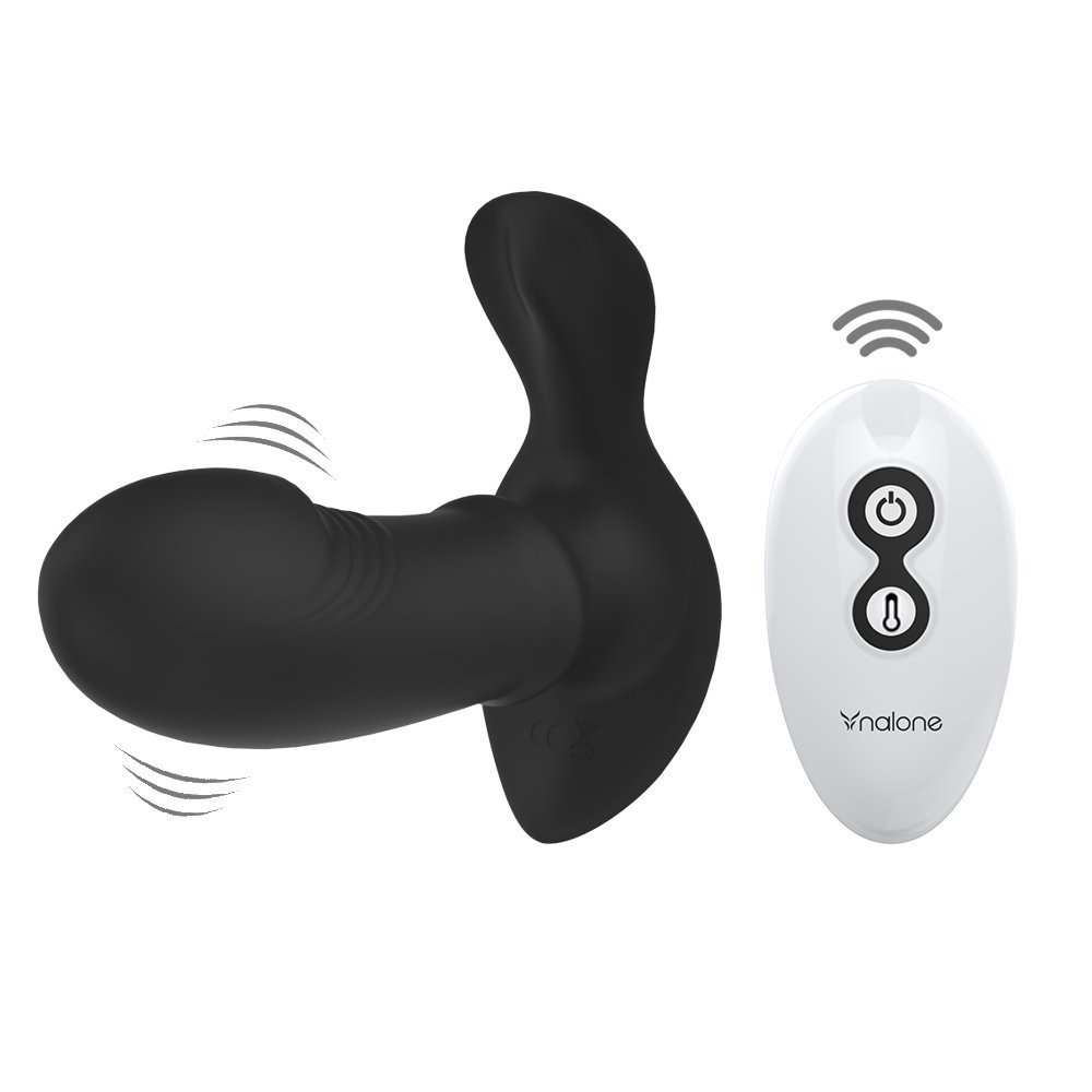 Upgraded Dildo Silicone Vibrator with heating function-Vagina G-spot and Vulva Stimulayion Wearable Wiress Massager Hands Free Panties Vibration Wand for Women or Couples-Black