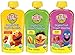 Earth's Best Organic Sesame Street Toddler Fruit Yogurt Smoothie, Variety Pack, 4.2 oz. Pouch (Pack of 12)
