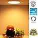 TORCHSTAR 5/6 Inch Dimmable LED Recessed Retrofit Downlight with Baffle Trim, Retrofit Recessed Lighting, 15W (120W Equiv.), CRI 90, JA8 & Title 24 & UL Listed, 1100lm, 2700K Soft White, Pack of 4