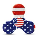 Cppslee Hands Fidget Spinner Safe Cool Toy Stress Reducer- Perfect For ADD, ADHD, Anxiety, and Autism Adult Children (A- #8 Flag)