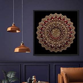 Floating Framed Canvas Wall Art for Living Room, Bedroom Runner Canvas Prints for Home Decoration Ready to Hang - 16x16 inches