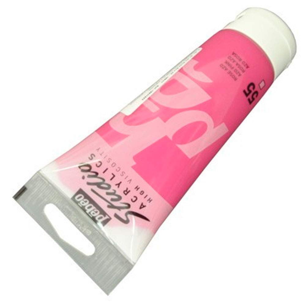 PEBEO 831-055 100 ml Studio Acrylic Paint, Azo Pink — image 1