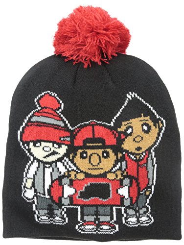 TRUKFIT Big Boys' Character Beanie Hat, Black, One Size