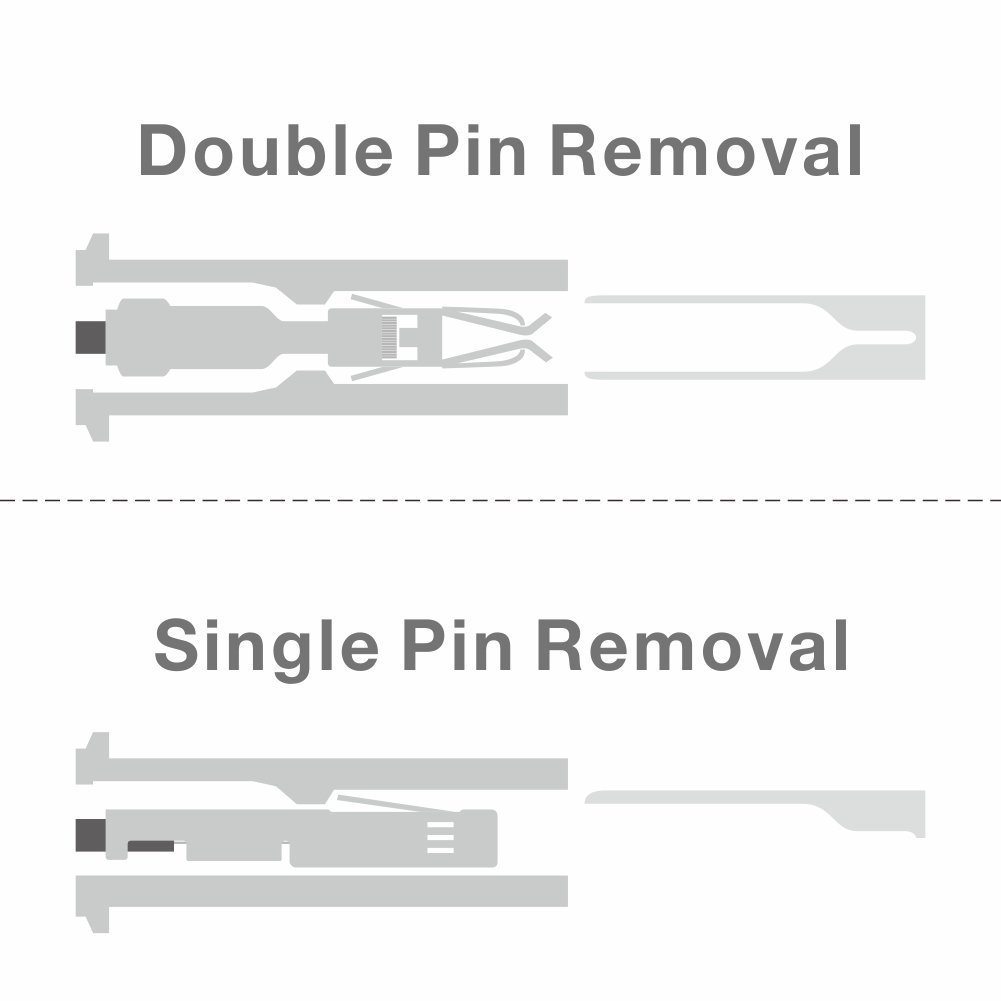 MUYI Terminals Removal Key Tool 11pcs Auto Electrical Wiring Crimp Connector Extractor Puller Release Pin kit for Car