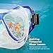 OMORC Adults Diving Snorkel Set Tempered Glass Diving Mask and Dry Top, Anti-Fog Panoramic Scuba Mask, Snorkel with Food Grade Silicone Mouthpiece Perfect for Diving