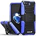 iPhone 8 Plus Holster Case, iPhone 7 Plus Belt Clip Case, Fosmon STURDY [Locking Swivel Belt Clip | Kickstand] Rugged Heavy Duty Shock Proof Case for Apple iPhone 8 Plus, iPhone 7 Plus 5.5 (Blue)